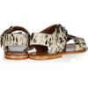 Marni Calf Hair Sandals in Brown (white) - Lyst
