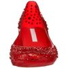Melissa  Ballerina Flats in Transparent (red/crystal) - Lyst