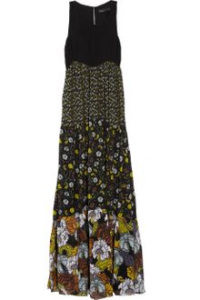 Proenza Schouler Printed Silk-georgette Maxi Dress - Lyst