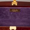 Rocio Leather Covered Wooden Clutch Bag in Orange - Lyst