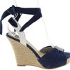 Seychelles Arden Espadrille Wedge Navy in Blue (navy) - Lyst