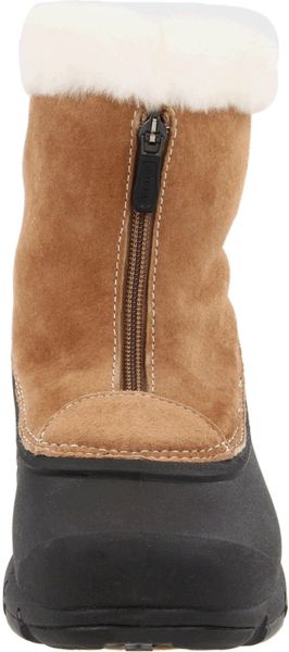 sorel zip up snow boots