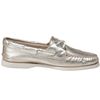 Sperry Top-sider Boat Shoes in Silver (gold metallic) - Lyst