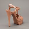 Yves Saint Laurent Tobacco Tribute Sandal in Beige (tobacco) - Lyst