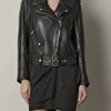 Acne Mape Leather Jacket in Black - Lyst