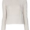 Acne Lia Cable Jumper in Beige (nude) - Lyst