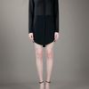 T By Alexander Wang Shirt Dress in Black - Lyst
