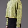 Alexander Wang Geometric Jacquard Shrug in Yellow - Lyst