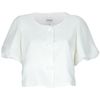 Armani Crop Jacket in White - Lyst