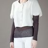Armani Crop Jacket in White - Lyst