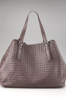 Bottega Veneta Woven Leather Tote - Lyst