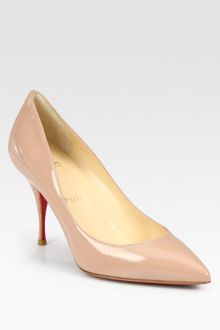Christian Louboutin Piou Piou Patent Leather Point Toe Pumps - Lyst