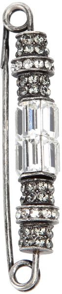 Lanvin Beaded Brooch - Lyst