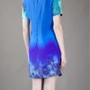 Matthew Williamson Twisted Shift Dress in Blue (cobalt) - Lyst