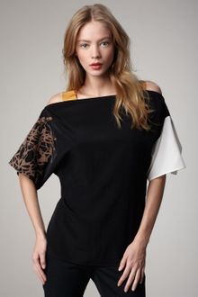 Sachin & Babi Angelica Mixed-Sleeve Top - Lyst