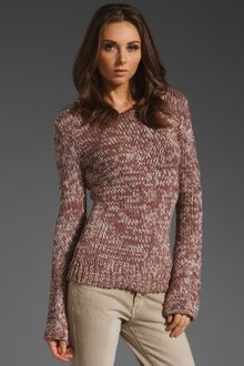 Theory Honorata Paint Sweater - Lyst