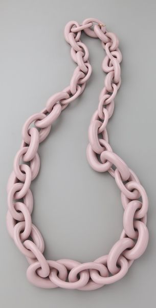 Tory Burch Resin Chain Necklace - Lyst