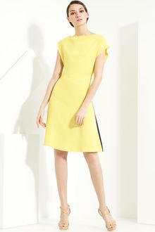 Vionnet Contrast Back Crepe Dress - Lyst