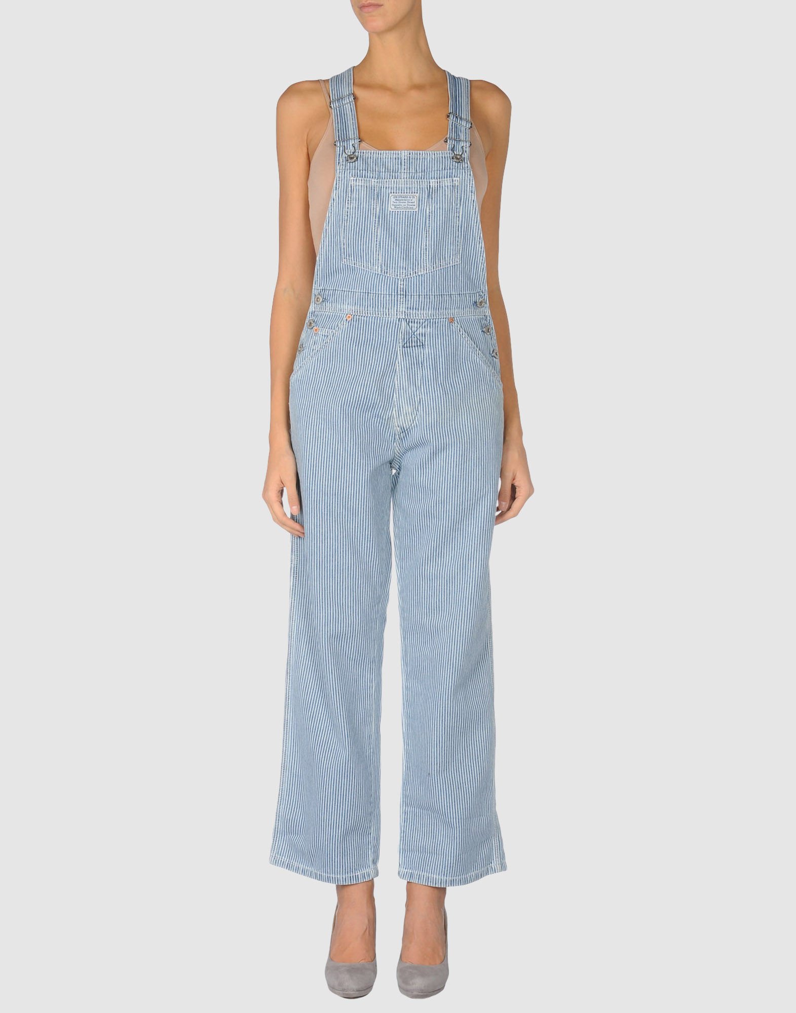 Levis Levis Red Tab Denim Overalls In Blue Lyst