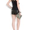 Alexander Wang Silk Crepe Utility Tank in Black - Lyst