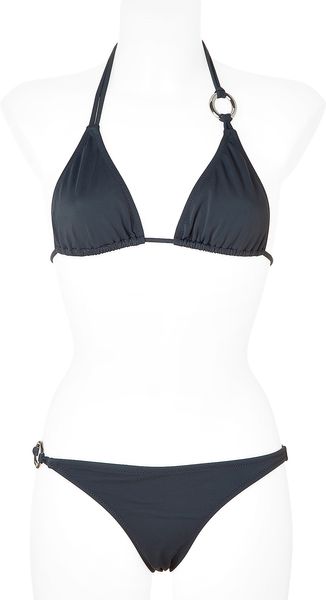 Diane Von Furstenberg Titanium Link Bikini - Lyst