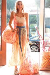 Free People Lace Rodeo Skirt