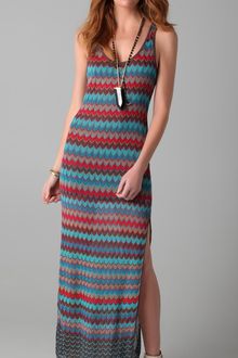 Haute Hippie Racer Back Long Dress - Lyst
