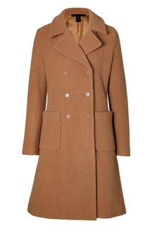 Marc By Marc Jacobs Camel Double-breasted Coat - Lyst