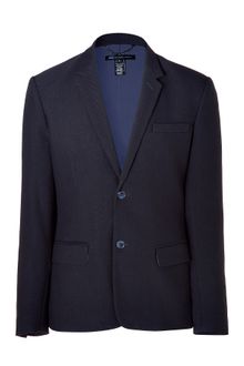 Marc By Marc Jacobs Navy Cotton and Wool-blend Blazer - Lyst
