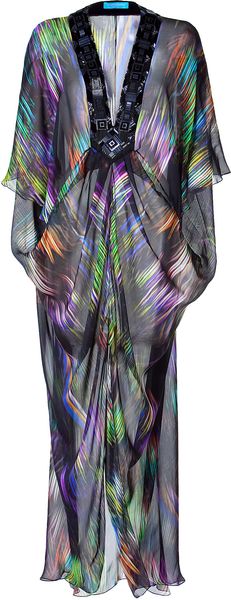  Black Drape Unlined Kaftan 