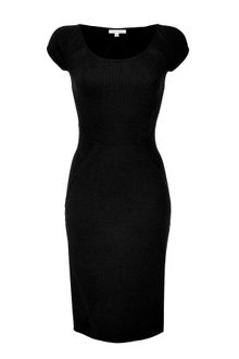 Narciso Rodriguez Black Knit Pencil Dress - Lyst