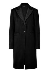 Rag & Bone Black Wool Coat