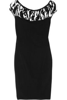 Versace Ruffled Stretch-Jersey Dress - Lyst