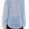 3.1 Phillip Lim Fur Print Silk Shirt in Blue (denim) - Lyst