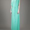 Acne Marnay Crepe Dress in Green - Lyst