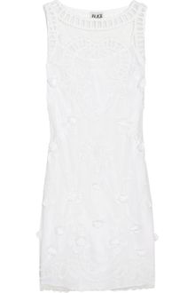 Alice By Temperley Fabienne Appliquéd Tulle And Crepe Dress - Lyst