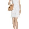 Alice By Temperley Fabienne Appliquéd Tulle And Crepe Dress in White - Lyst