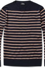 A.P.C. Breton Stripe Wool Sweater