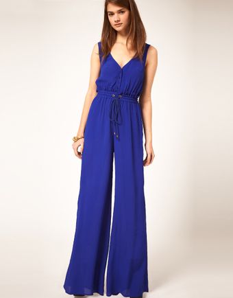 ASOS Collection Jumpsuit With Rope Tie - Lyst