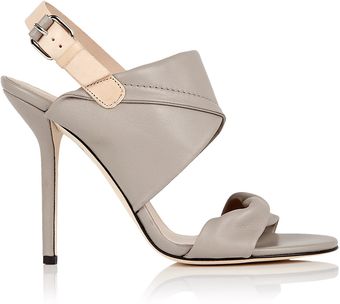 Diane Von Furstenberg Leather Stiletto Slingback - Lyst