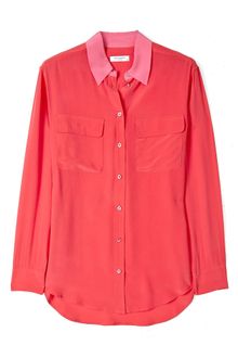 Equipment Hibiscus Silk Signature Shirt - Lyst