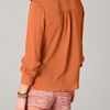 Haute Hippie Collared Blouse in Orange - Lyst