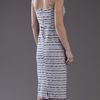 Monrow Long Bustier Dress in Gray (cream) - Lyst