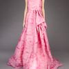Oscar De La Renta Strapless Gown in Pink - Lyst