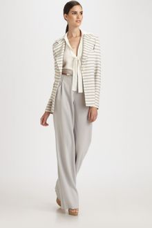 St. John Crepe Wide-leg Pants - Lyst