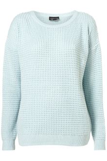 Topshop Knitted Textured Grunge Jumper - Lyst