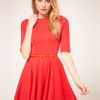 Asos Collection Asos Petite Exclusive Cross Back Skater Dress in Blue (navy) - Lyst