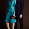 Burberry Prorsum Vibrant Bonded Leather Trench Coat in Green (malachite / spice) - Lyst