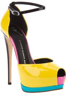 Giuseppe Zanotti Peep Toe Sandal - Lyst