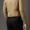 Burberry Satin Edged Cotton Shirt in Beige for Men (pale military khaki) - Lyst